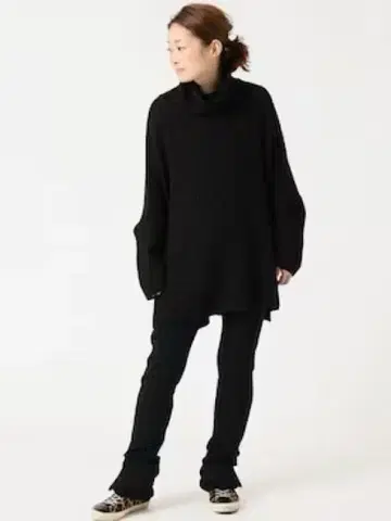 EVERYDAY I LIKE. Oversized rib 니트 블랙