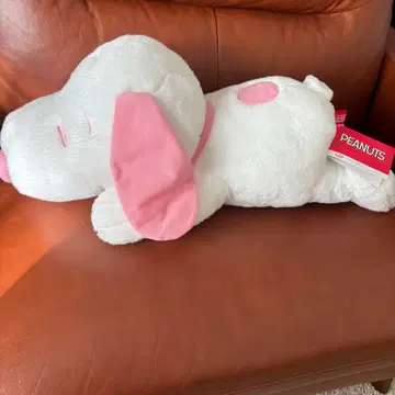 PEANUTS 봉제 인형 스누피 화이트/핑크