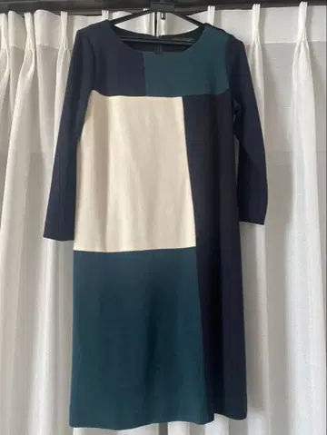 SOUP 컬러 블록 디자인 원피스 9 ( M )