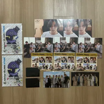 트라자 Travis Japan 스티커 세트 티켓 파일 거울 외