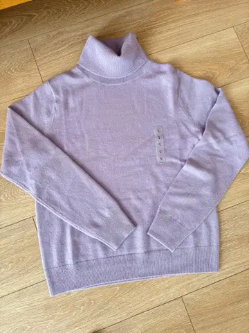 캐시미어 100% 연보라 (유니클로)