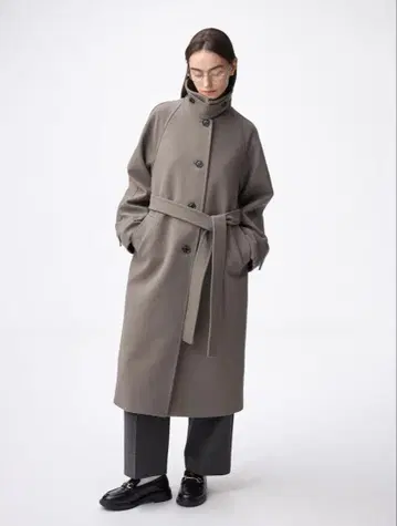 GU 코지 멜톤 발마칸 코트+EC 긴 길이 3XL 미개봉 새상품 브라운