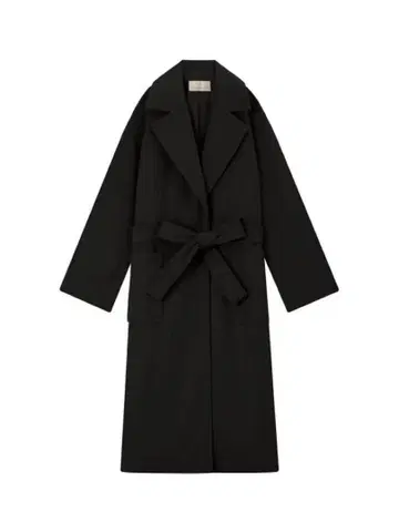 엠프리미어 Super120's 비버 멜톤 벨티드 코트