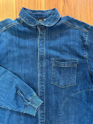 [ 1회 착용 새상품급, XL ] Gym master 데님 커버올