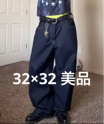 gap 슈퍼 배기 데님 팬츠 32 x 32