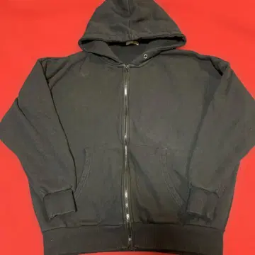 GYDA 블랙 풀 집업 후드티 BLAH BLAH 사이즈 F