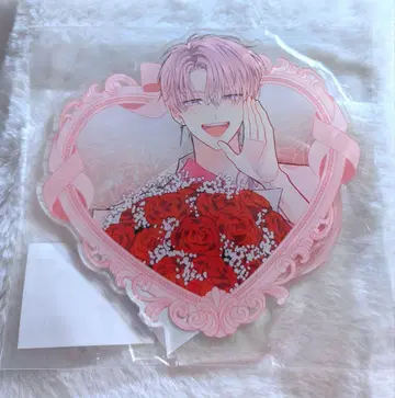 [ 타몬 군 지금 어느 쪽 ] 하트형 아크릴 스탠드 후지와라 타몬