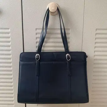 네이비 가죽 비즈니스 백