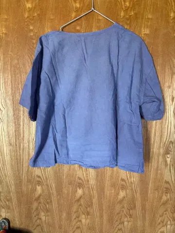 쳔 선생님의 일상복 티셔츠 반팔 퍼플