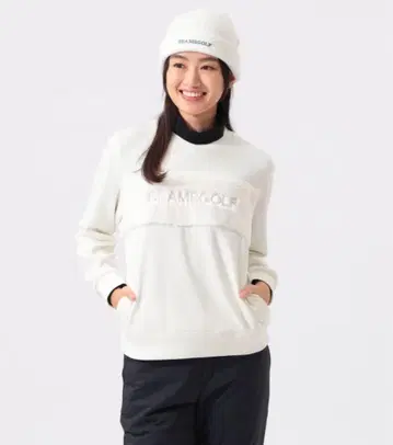 ORANGE LABEL / 인조 모피 콤비 풀오버.