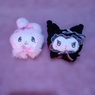 산리오 헤어 클립 2세트