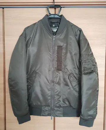 하이브리드 다운 오버사이즈 MA-1 블루종 [ L ]