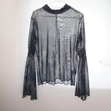 HARE 네이비 시스루 셔츠 M 사이즈