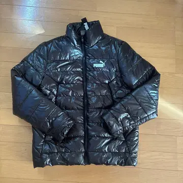 PUMA 블랙 다운 자켓 아시아 사이즈