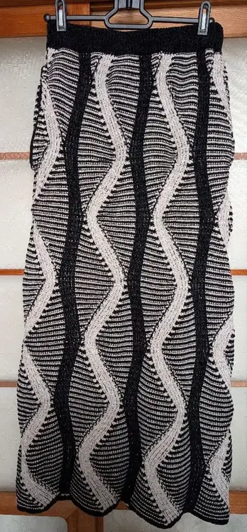 안티카 patterntorso 몰 니트 롱 스커트