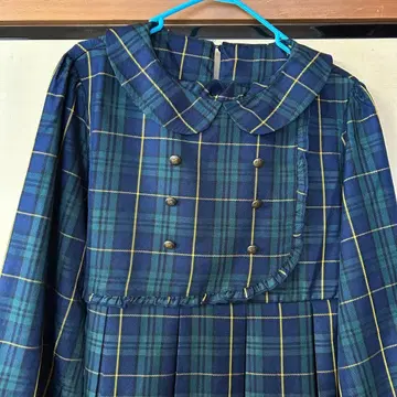 미나카타 유이 시마무라 체크 원피스 M 사이즈