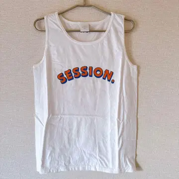 [ 미사용 새상품 ] SESSION 탱크탑 White 화이트 세션
