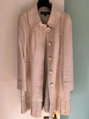 nanette lepore 아이보리 스프링 코트 사이즈 4