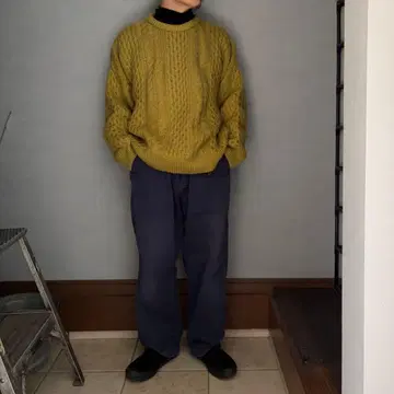 아일랜드 제 GAELTARRA 아란 니트 피셔맨 니트