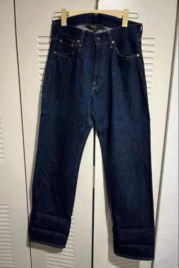 원 워시 스트레이트 데님 오카야마 데님