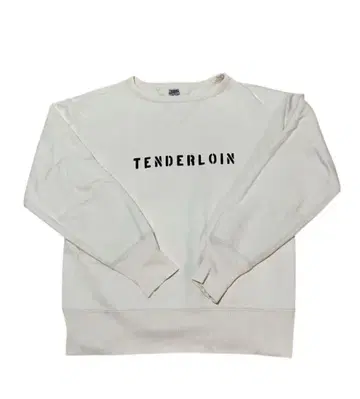 TENDERLOIN (텐더 로인) 맨투맨 트레이닝복 화이트 S 사이즈