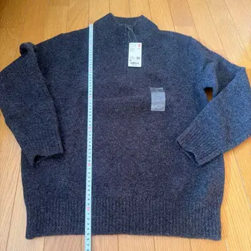 울 혼방 다크 그레이 니트 M 사이즈