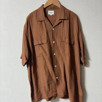 Morris&Sons 오픈 카라 린넨 셔츠