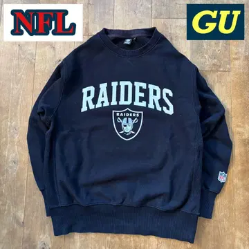 NFL 레이더스 라스베이거스 레이더스 블랙 맨투맨 GU