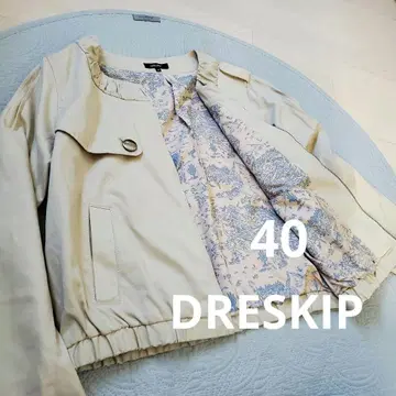 DRESKIP 드레스킵 월드사 노카라 자켓 라이트 아우터