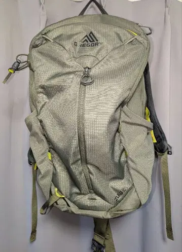 GREGORY 줄루 24LT 포리지 그린, 별도 판매 레인 커버 포함