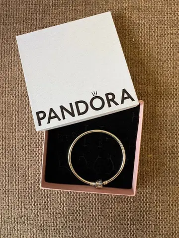 판도라 실버 골드 비즈 팔찌