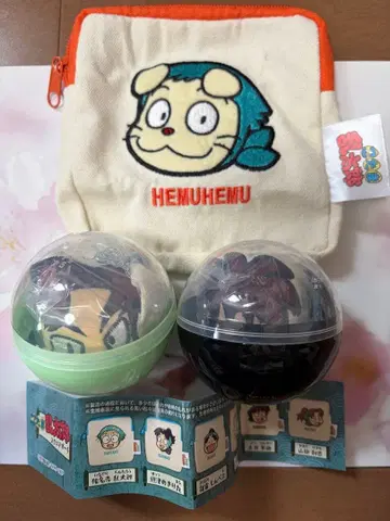 닌타마 란타로 스퀘어 파우치 가챠 도이 한스케 야마다 리키치