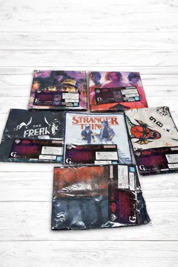 기묘한 이야기 제일복권 타월 6종 세트 BANDAI