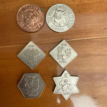 레어 당시물 TOMY 포켓몬 메달 배틀 코인