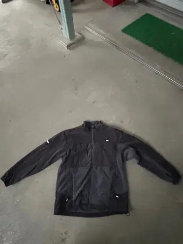 FTC 플리스 나일론 자켓 black