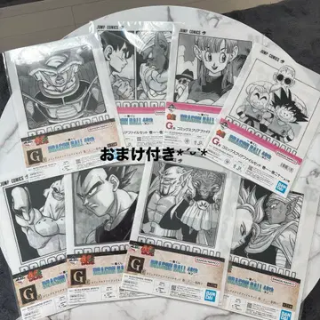 드래곤볼 40주년 클리어 파일 세트 제일복권