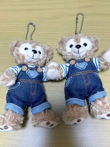 더피 키링 봉제 인형 배지 오버롤 디즈니