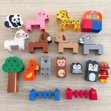 호빵맨 블록라보 동물 블록