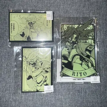 가치액터 마루쿠지 아크릴 스탠드 스퀘어 캔뱃지 3종 미개봉