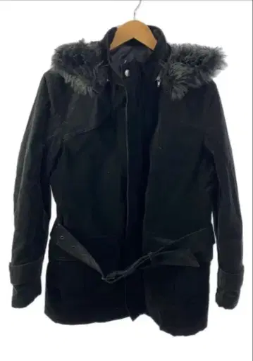 COMME CA ISM 블랙 모즈 코트 M