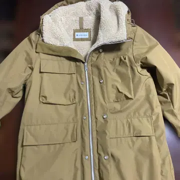 GLOBAL WORK 후드 부착 마운틴 후드티 베이지