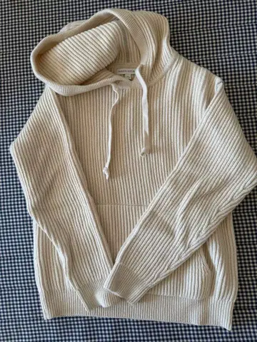 바나나리퍼블릭 메리노 코튼 니트 후드티