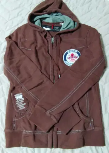 팔라스코 브라운 후드 부착 후드티