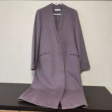 [ URBAN RESEARCH ] 스모키 핑크 롱 코트