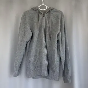 나노 유니버스 그레이 집업 후드티