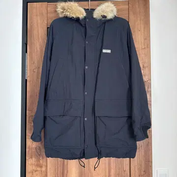 LOW RIDER 퍼 후드 롱 자켓