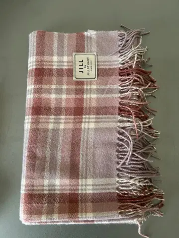 [ 미사용 ] JILL by JILLSTUART 체크 무늬 스톨 머플러