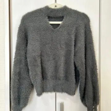 oneway 2WAY 샤기 초커 니트 라메