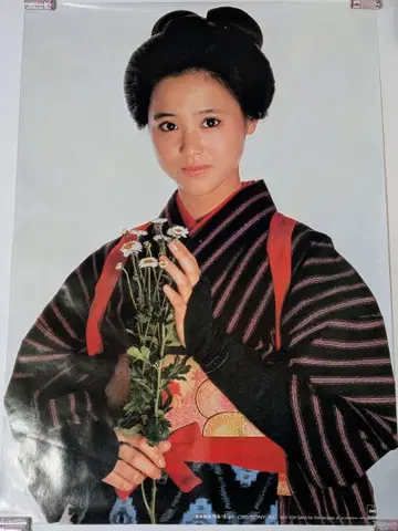 마츠다 세이코 포스터 A1 사이즈 도에이 영화 들국화의 묘