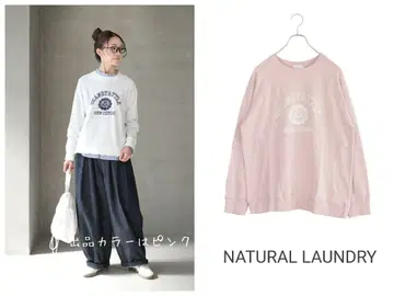 새상품 NATURAL LAUNDRY 미니 쭈리 래글런 풀오버